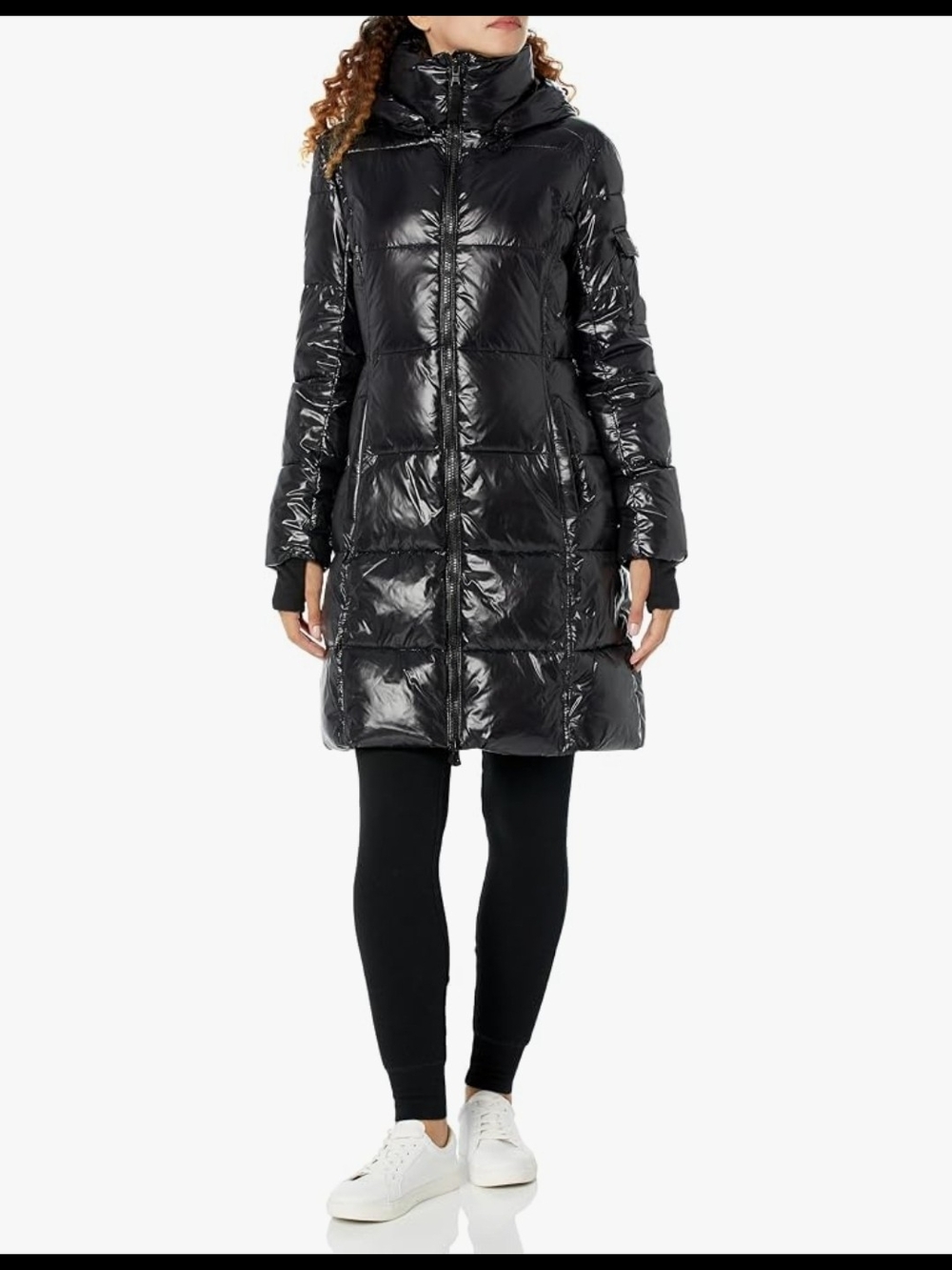 S13 Mulberry Puffer Coat removable hood sz M